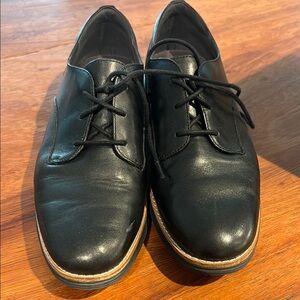 Classic Black Leather Women’s Shoes